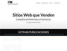 Tablet Screenshot of imsantiago.com